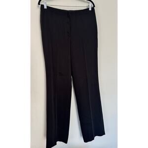 Jil Sander Women's Black Polyester Loose Fit Trousers